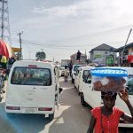 The continued street trading and vehicular blockade along Douglas Mbaise and Ama  JK road   images