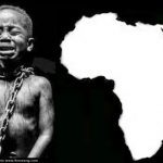 African Child Crying in chains   Future of Africa