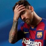 dejected Messi