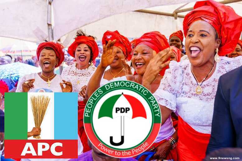 APC Party and PDP Party supporters