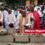 BISHOP OKOROAFOR VISITS NEKEDE ON FOUNDATION LAYING OF ARCHDEACONS HOUSE AT HOLY TRINITY ANGLICAN CHURCH