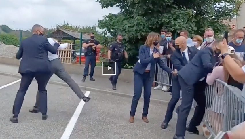 French man gets 4 months jail sentence for slapping President Macron