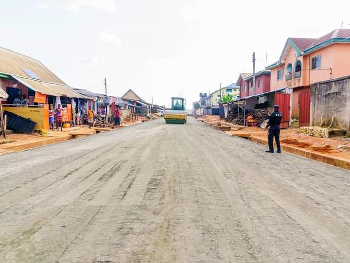 GOVERNOR UZODINMA TAKES CONTRACTORS BY SURPRISE INSPECTS ONGOING ROAD PROJECTS