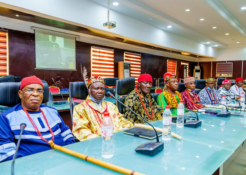 Governor Hope Uzodinma meets with the traditional rulers and Council Chairmen in the state - 2