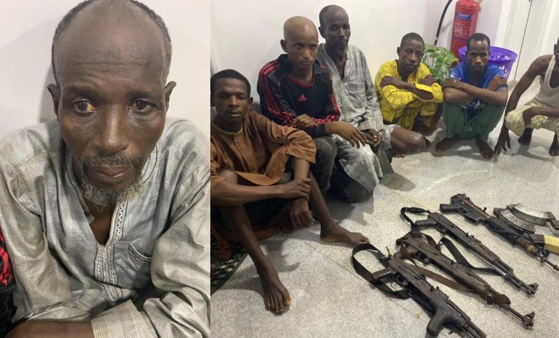 How 60-year-old Umaru Mohammed and gangs were arrested with AK47 Rifles and Ammunition Along Highway