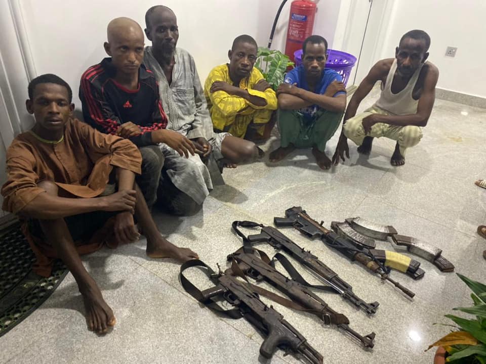 How 60 year old Umaru Mohammed was arrested with AK47 Rifles and Ammunition Along Highway. 1 1
