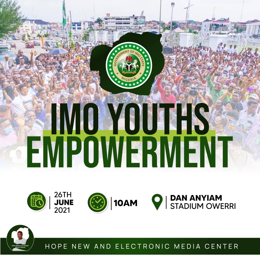 IMO GOVERNMENT READIES TO RELEASE FUNDS TO TRAIN 15,000 YOUTHS ACROSS THE STATE