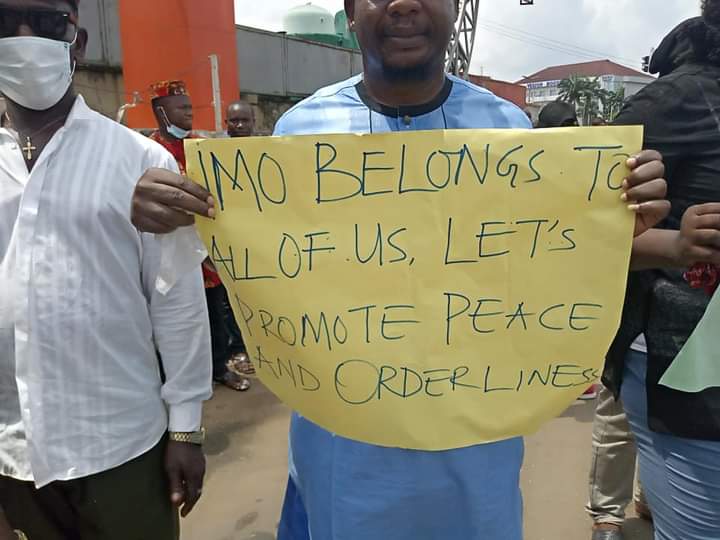 Imo Youths Sue For Peace in the state.