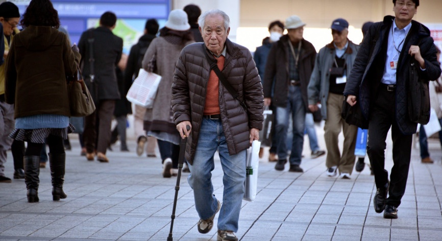 Rise in Japans ageing population