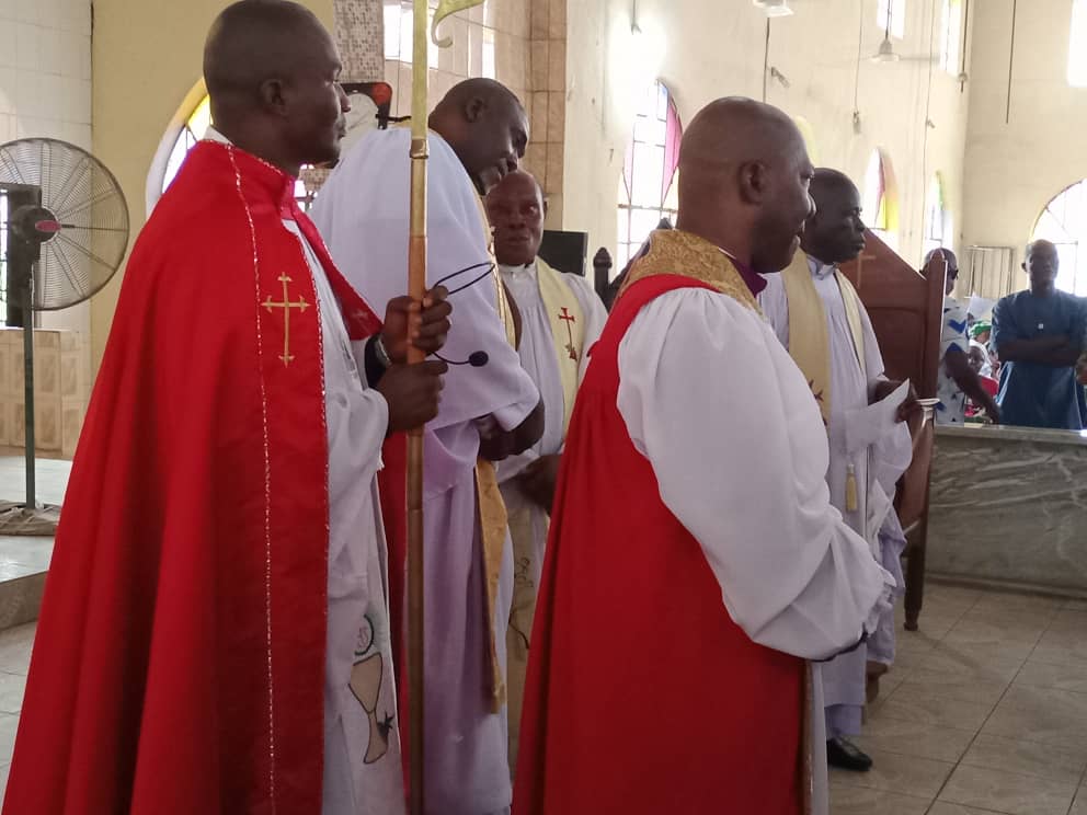 The Anglican Bishop of Egbu Diocese, His lordship RT. REV. GEOFFREY ENYINNAYA OKOROAFOR