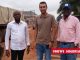 9News Nigeria Imo Correspondent, Princely Onyenwe with road construction engineers