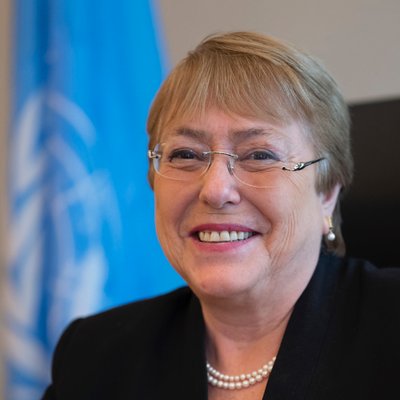 The United Nations High Commissioner for Human Rights, Michelle Bachelet Jeria