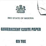 281 PAGE LIST OF PROPERTIES AS COURT ORDERS FINAL FORFEITURE OF ALL PROPERTIES GAZETTED IN IMO STATE WHITE PAPER