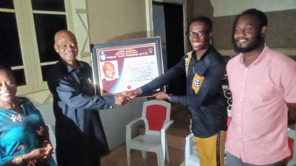 EX NUJ BOSS FIDEL ONYENEKE BAGGED ANGLICAN YOUTH FELLOWSHIP AWARD