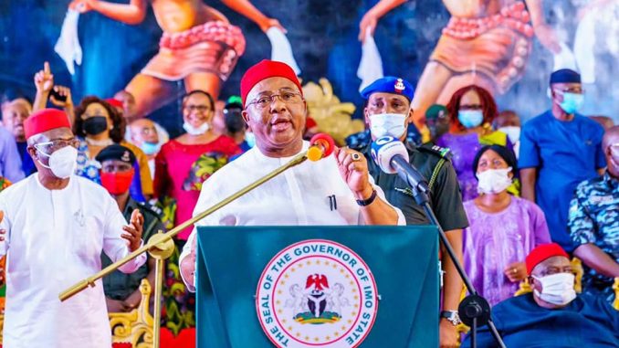 GOVERNOR UZODINMA LAUDS IMO YOUTHS ON THE CELEBRATION OF THEIR DAY IN IMO