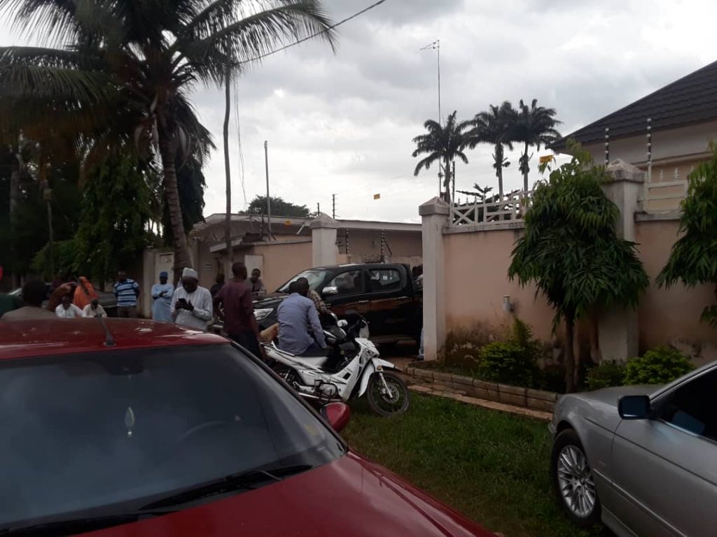 House Where Captain Abdulkarim Bala Na Allah was reportedly strangled to death in Kaduna Estate