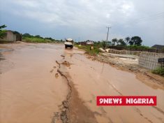 IMOLITES DECRY TERRIBLE CONDITION OF AVU:OBOSIMA:OBOGWE:OHAJI EGBEMA ROAD - Photo taken by 9News Nigeria Correspondent, Owerri