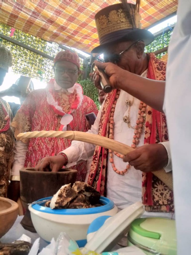 THE MOMENT UMUOMA NEKEDE ATE THEIR NEW YAM -  PHOTOS BY 9NEWS NIGERIA, OWERRI