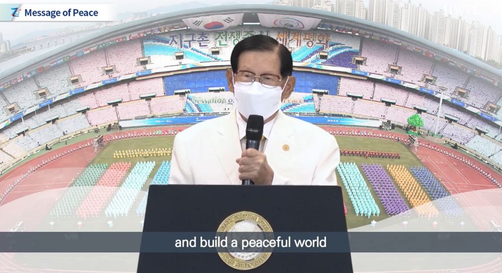 Chairman Man Hee Lee of HWPL Calling for Concerted Action to Build a Peaceful World