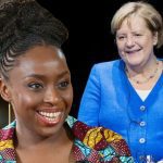Chimamanda Ngozi Adichie and German Chancellor, Angela Merkel