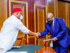 Imo governor inaugurates a 6 man judicial committee on peace and security