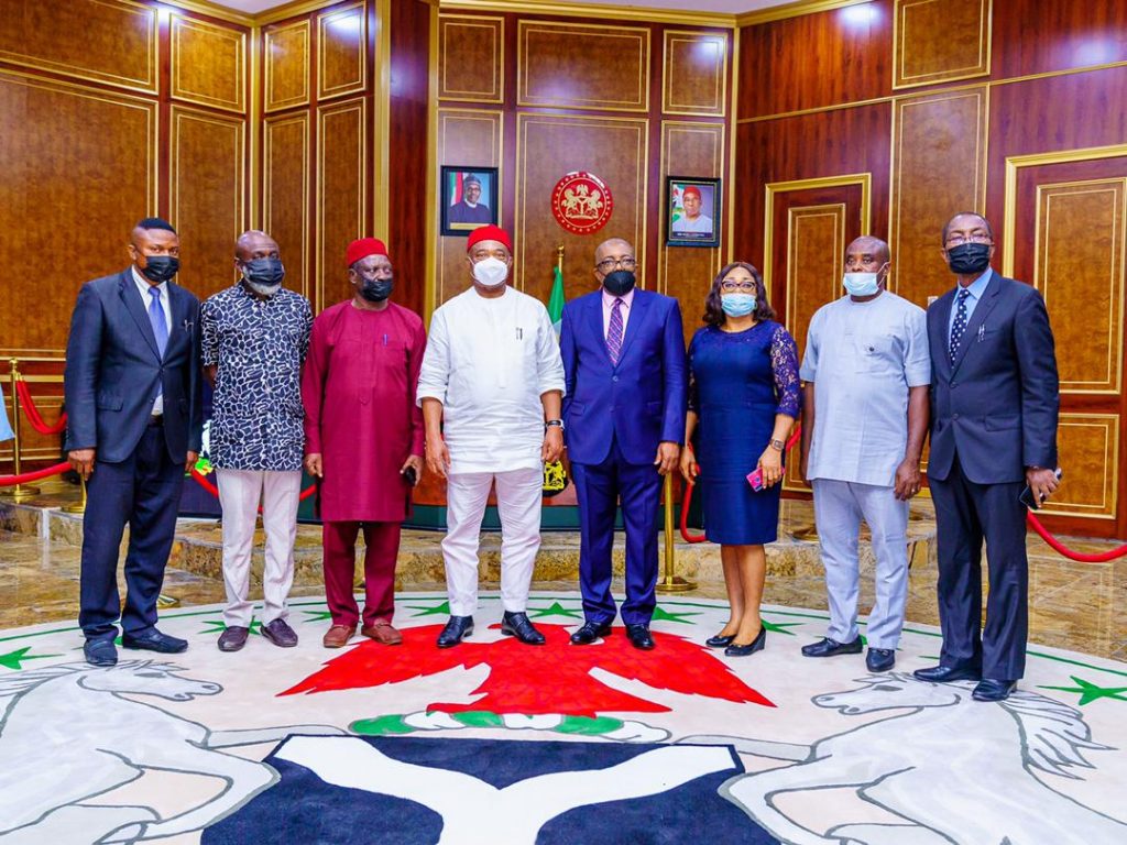 Imo governor inaugurates a 6 man judicial committee on peace and security. 1 1
