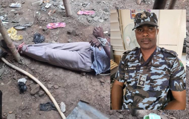 LAGOS POLICE RESCUE DEBTOR TIED TO A STAKE OVER ₦46M DEBT