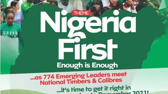 NIGERIA'S EMERGING LEADERS CALL FOR NATIONAL YOUTH CONFAB OVER INSECURITY, DISUNITY, OTHERS