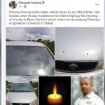 OMOYELE SOWORE MOURNS YOUNGER BROTHER JIDE SOWORE WHO WAS SHOT AND KILLED BY UKNOWN ASSAILANTS