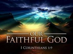 Our Faithful God - God is faithful