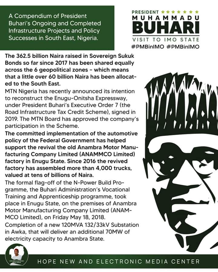 PRESIDENTIAL TRACK RECORDS AND POLICY SUCCESSES IN SOUTH EAST NIGERIA. 1 4