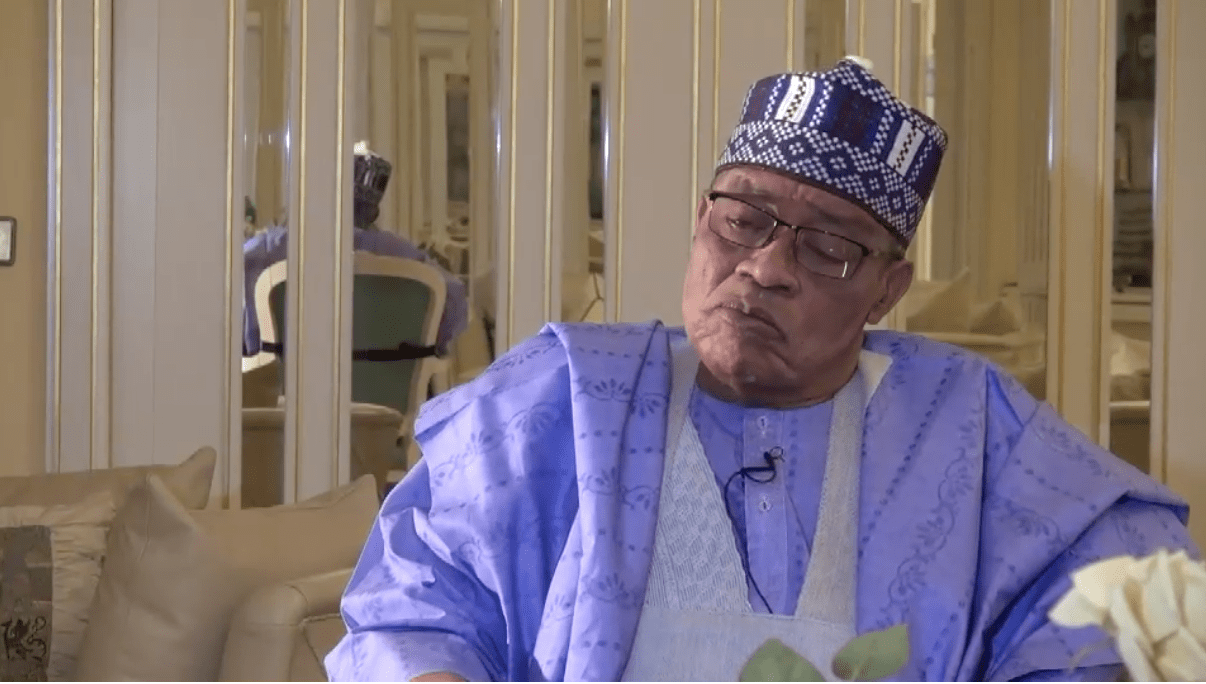 Former Nigerian President, Ibrahim Babangida during a special interview at his residence in Minna recommended Senator Orji Uzor Kalu as the right candidate for 2023 presidency