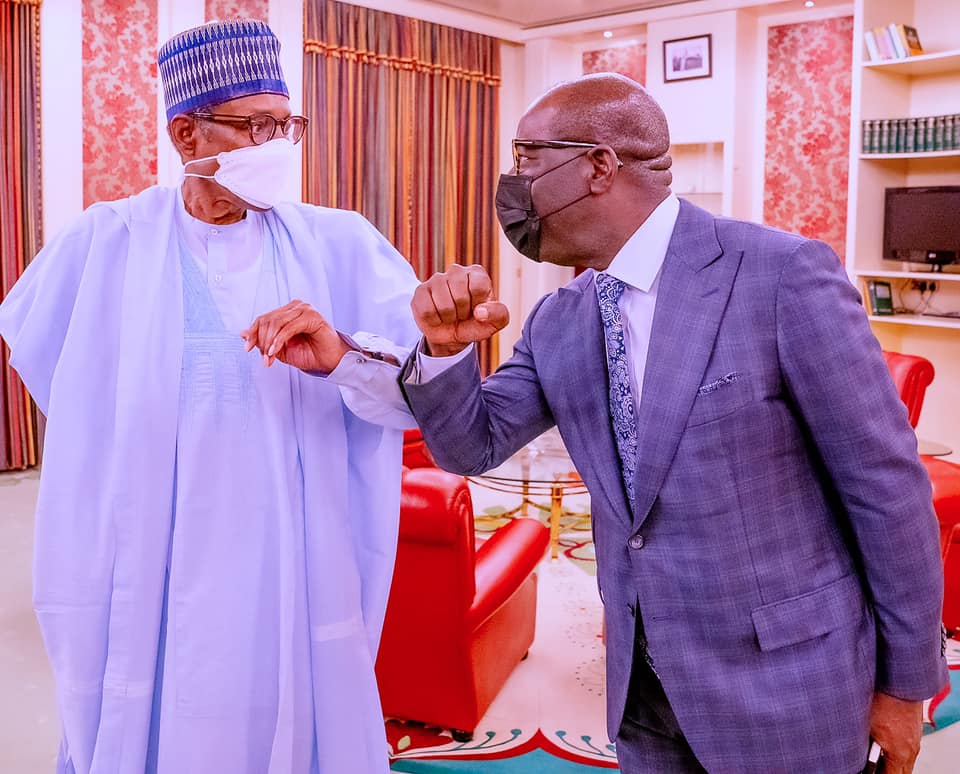 BREAKING Governor Godwin Obaseki Pays A Secret Visit To Buhari