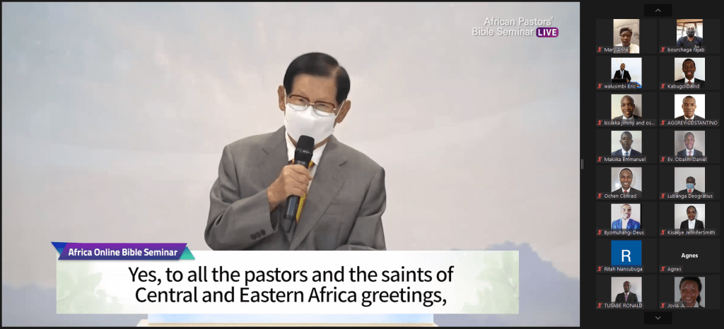 Chairman Lee spoke to African Pastors
