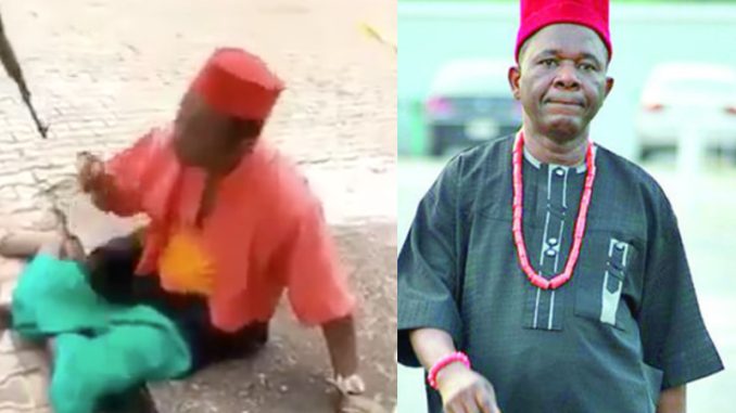 More videos emerge of the Nigerian soldiers parading Nollywood veteran actor, Chiwetalu Agu