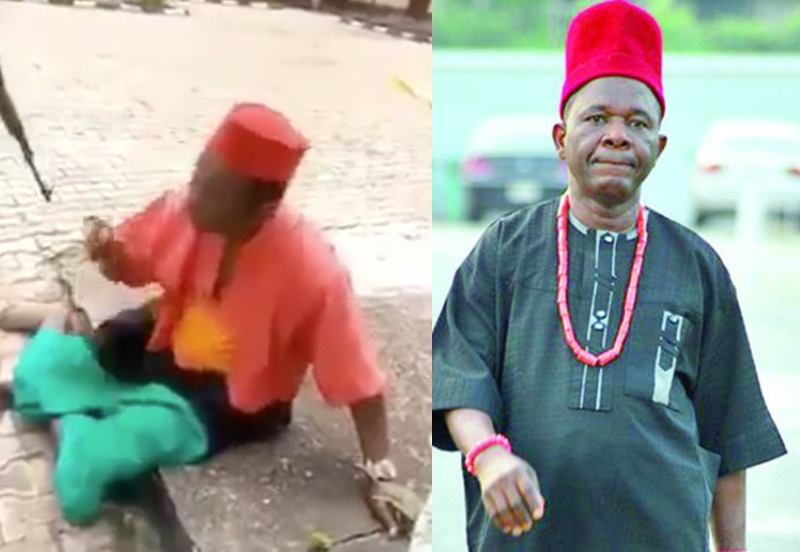 More videos emerge of the Nigerian soldiers parading Nollywood veteran actor, Chiwetalu Agu