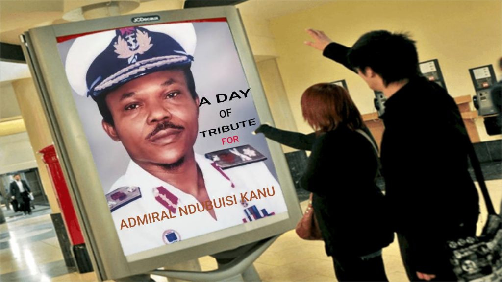 Rear Admiral Ndubuisi Godwin Kanu will be laid to rest 15th October 2021 amidst tributes.