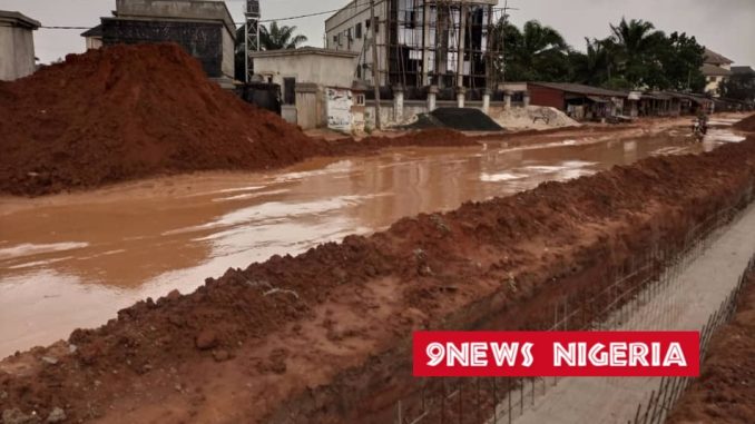 Imo Community Contributes Money To Rehabilitate Road Recently Commissioned By Buhari