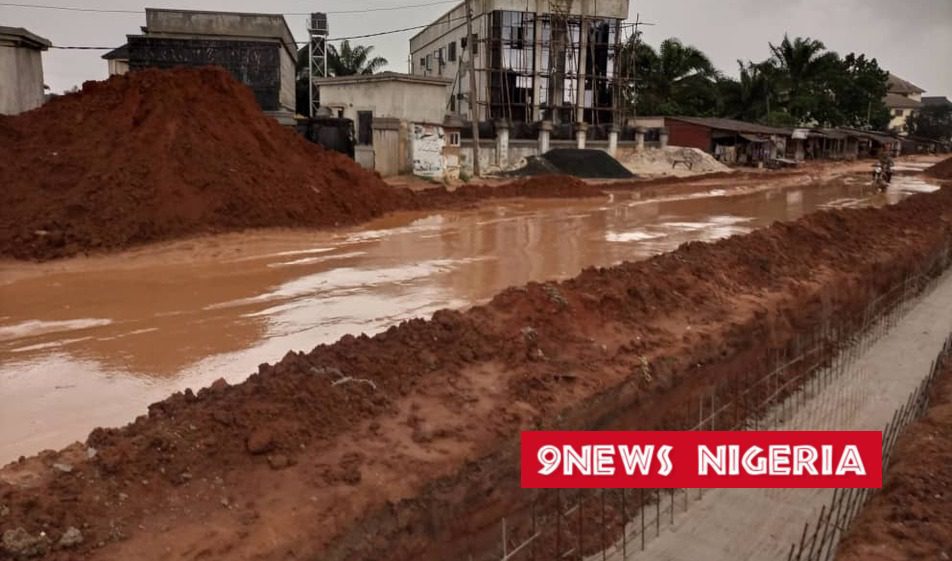 Imo Community Contributes Money To Rehabilitate Road Recently Commissioned By Buhari