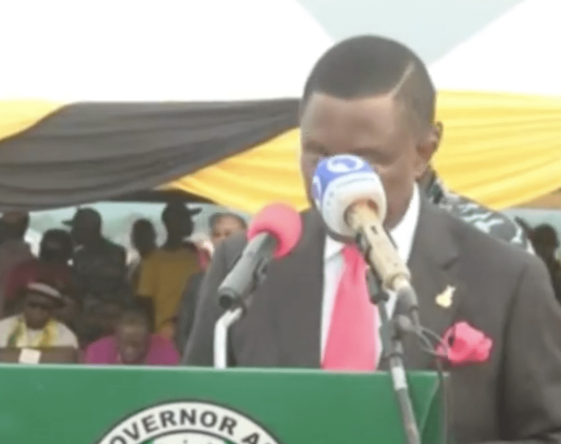 GOVERNOR WILLIE OBIANO AT THE OFFICIAL COMMISSIONING OF THE ANAMBRA STATE INTERNATIONAL AIRPORT UMULERI
