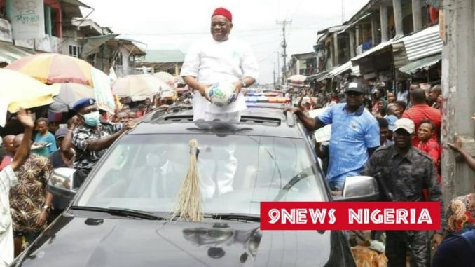 Senator Orji Uzor Kalu Campaigning in Abia State