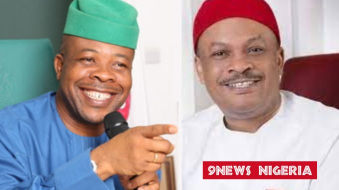 Senator Samuel Anyanwu and Rt.Hon Emeka Ihedioha