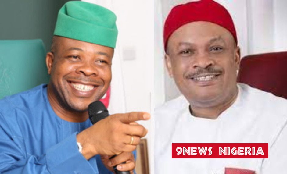 Senator Samuel Anyanwu and RtHon Emeka Ihedioha