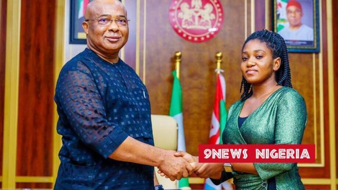 Education- Imo Governor Showers Miss Confidence Chinaza Nwozuzu with University Scholarship