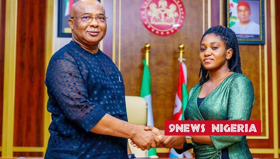 Education  Imo Governor Showers Miss Confidence Chinaza Nwozuzu with University Scholarship