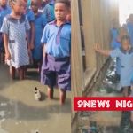 Video of Makoko school children in flooded school