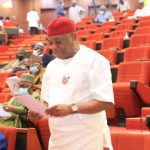 Senator Orji Uzor Kalu in the Senate.