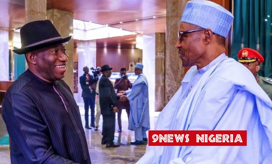 Former President Goodluck Jonathan and President Buhari