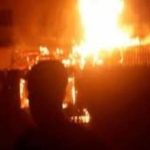 Nnewi South LGA Secretariat on Fire