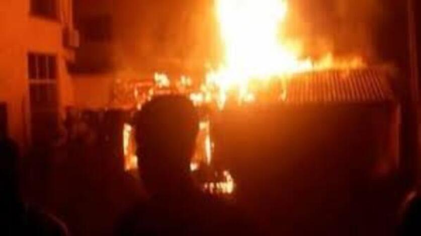 Nnewi South LGA Secretariat on Fire